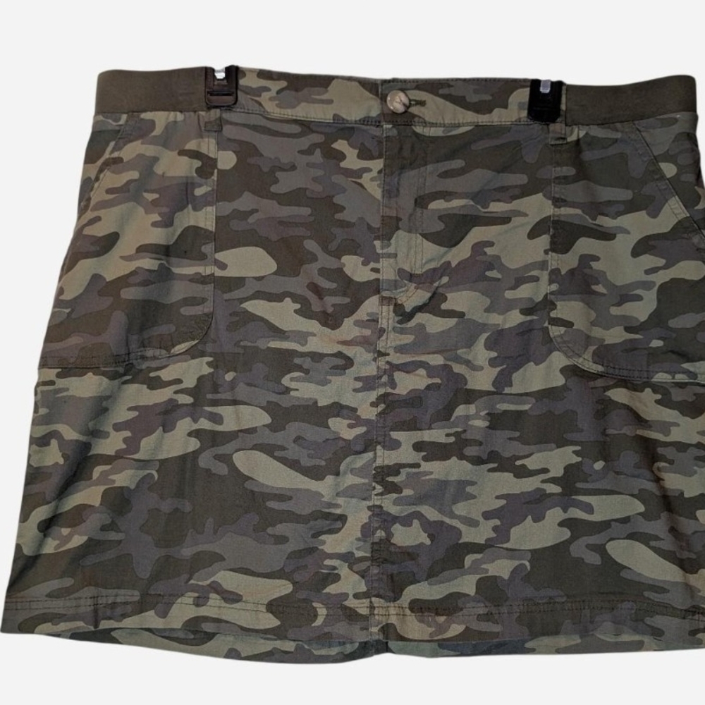 Pre-owned Camouflage Womens  Midrise Skirt